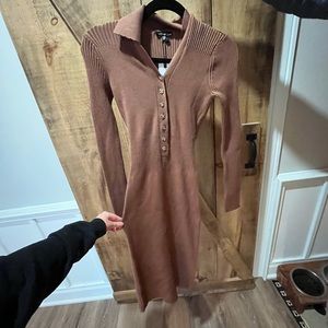 NWT DYNAMITE MIDI LENGTH POLO DRESS